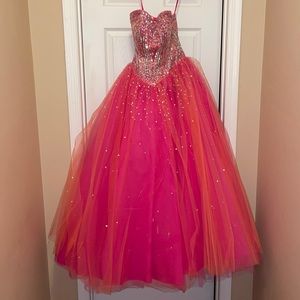 CINDERELLA STYLE PINK SWEET 16 *ONCE WORN* Size 0